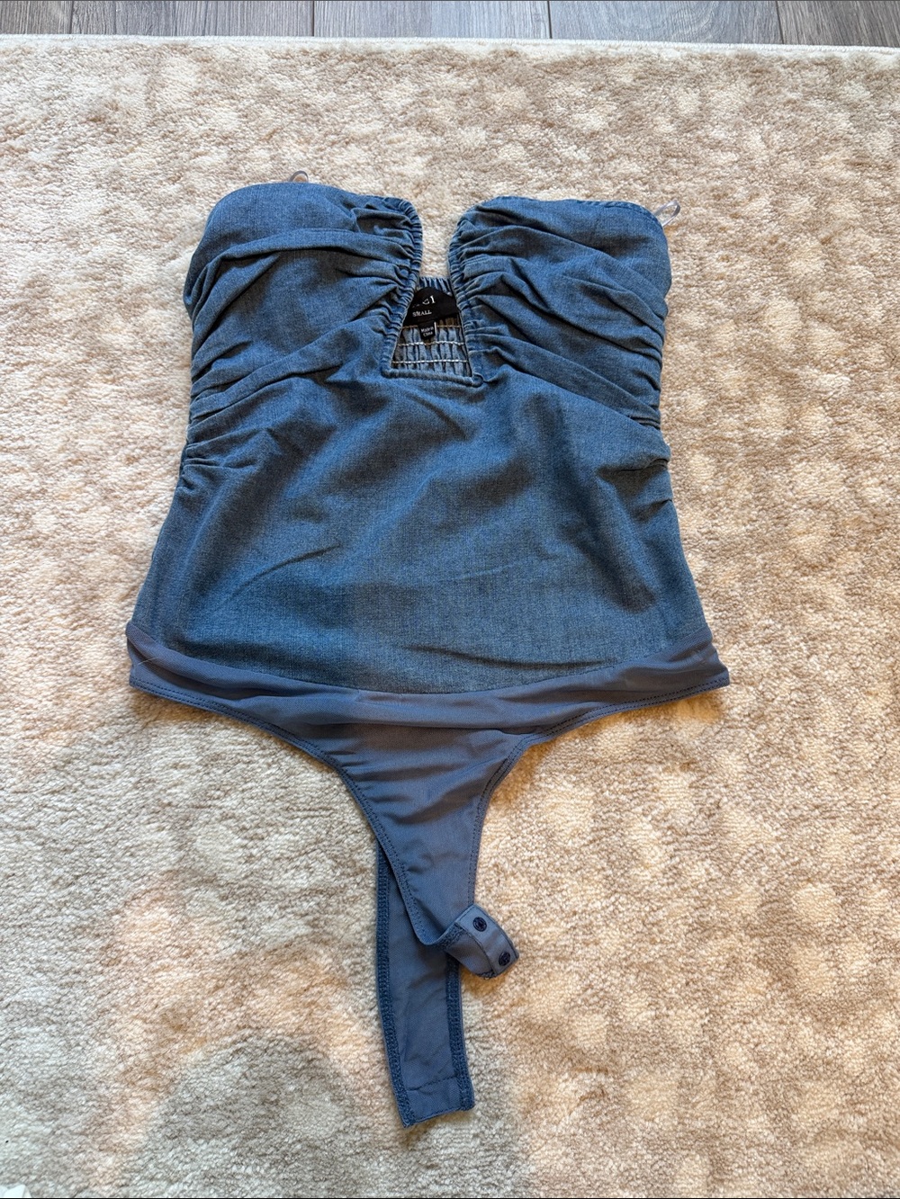 Denim bodysuit